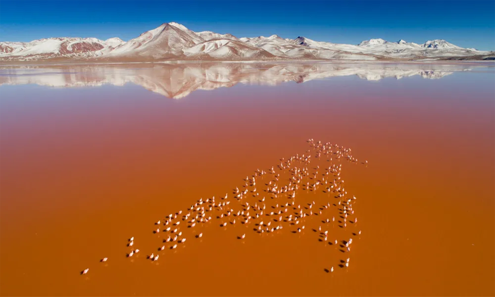 Lagoas incríveis em Uyuni